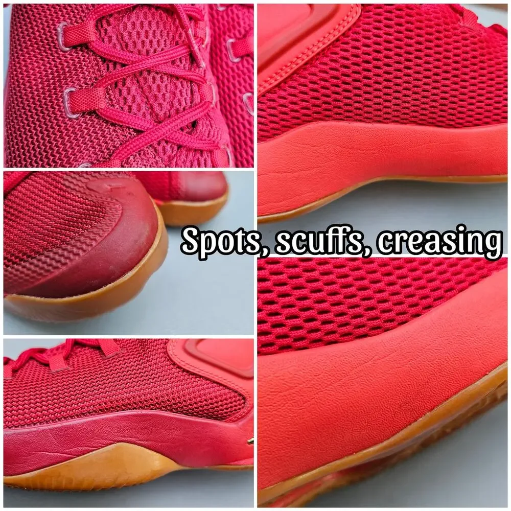 Nike Air Jordan Melo M12 Big Apple Gym Red Basketball Shoes Size 8.5 827176 696